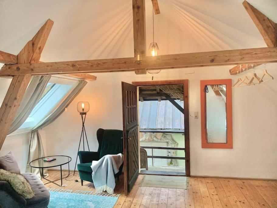 Kleine Kunstremise Mit Holzofen Burg Freienfels Appartement Weinbach Buitenkant foto