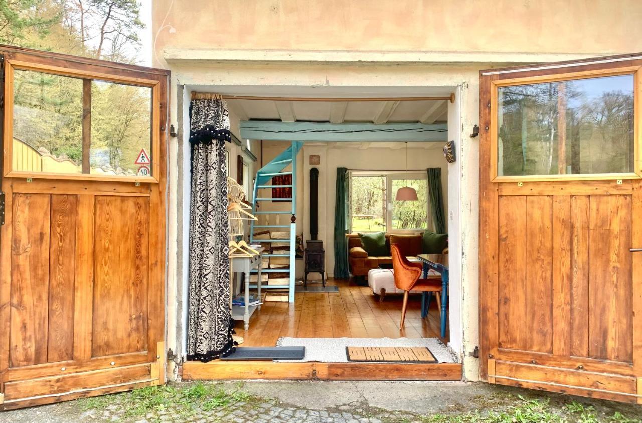 Kleine Kunstremise Mit Holzofen Burg Freienfels Appartement Weinbach Buitenkant foto